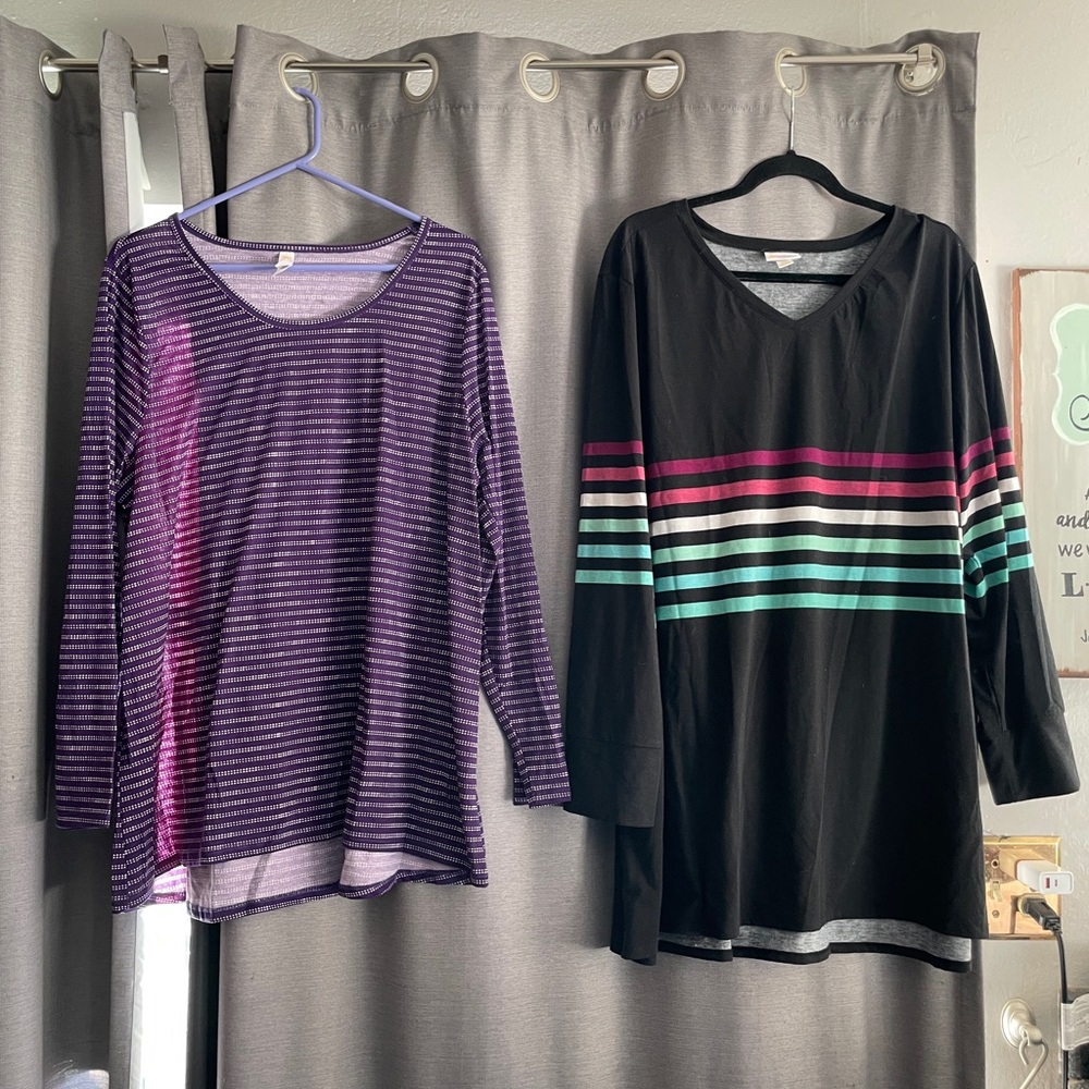 LuLaRoe Elizabeth and Lynnea Tops